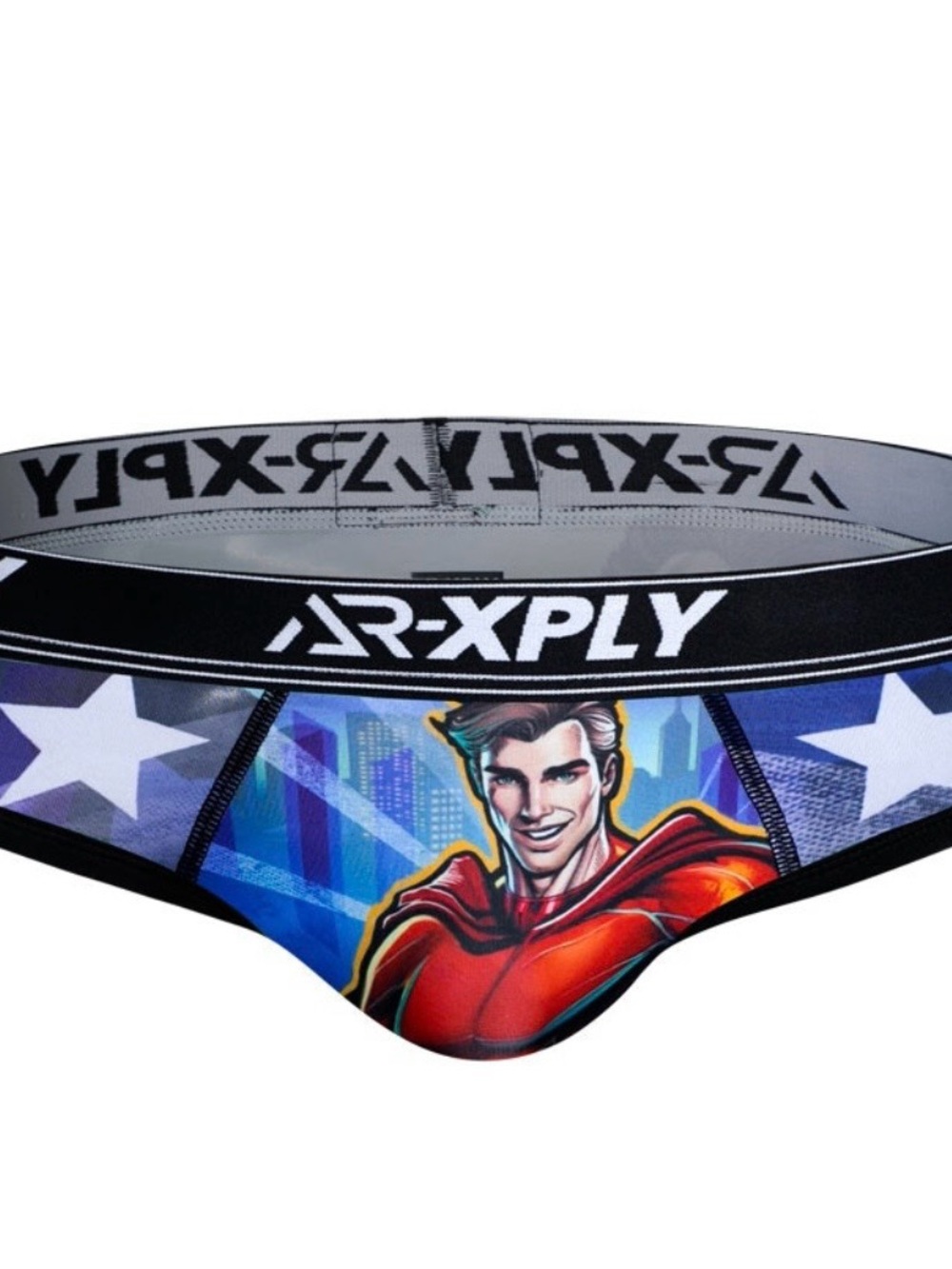 AR-XPLY Men’s Red Superhero Graphic Brief